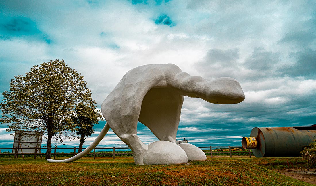 Sculpture géante en extérieur