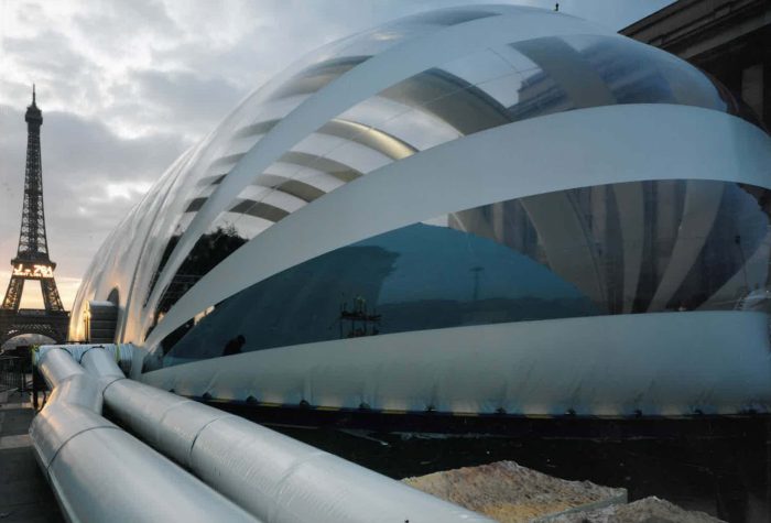 Structure gonflable bulle Marrionaud